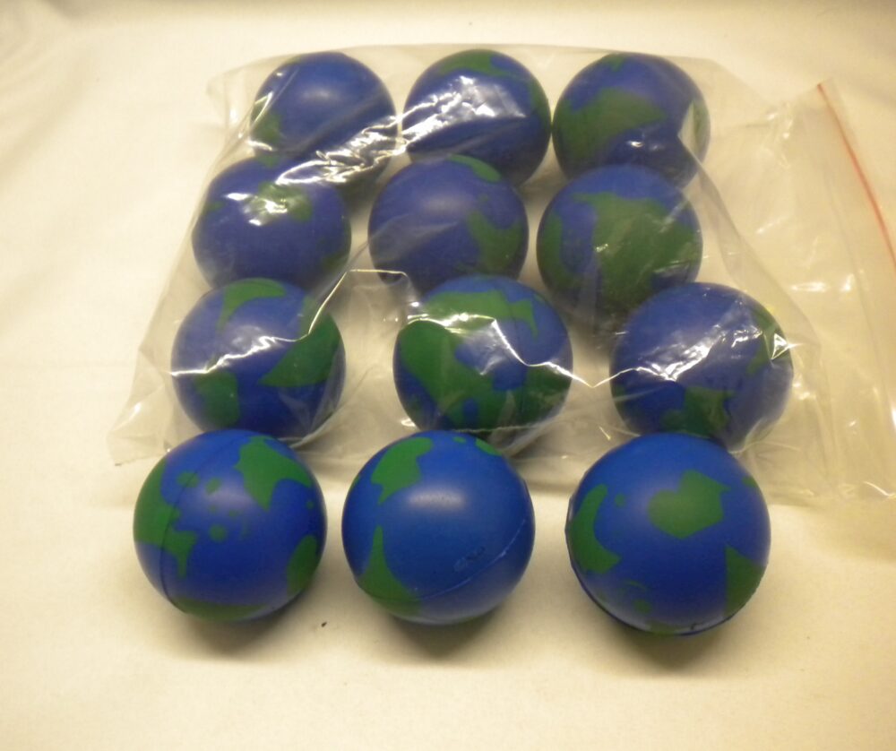 Earth Globe Squeeze Ball