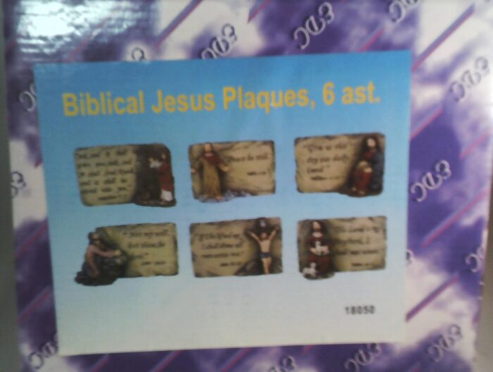Biblical Jesus Plaques Set Of 6 Styles
