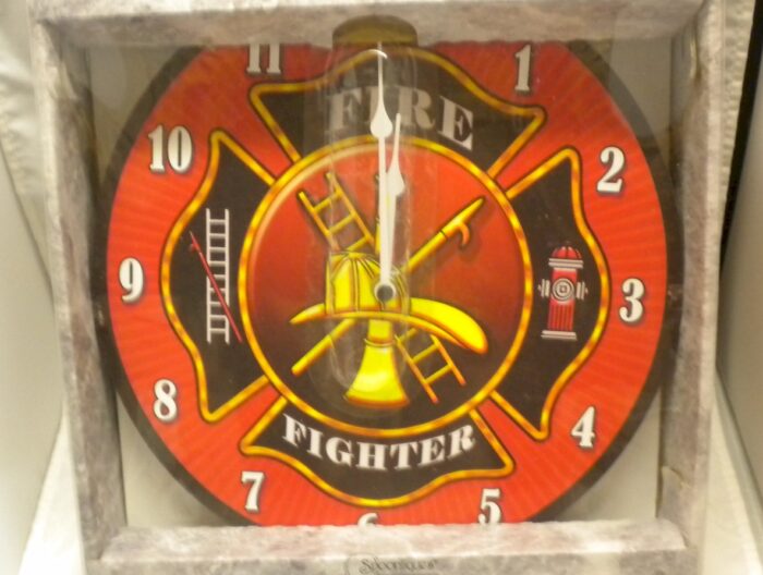Fire Fighter Clock