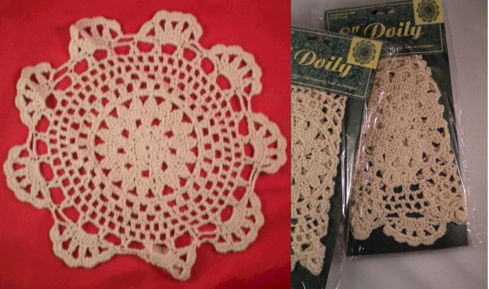 8" Knitted Doily's