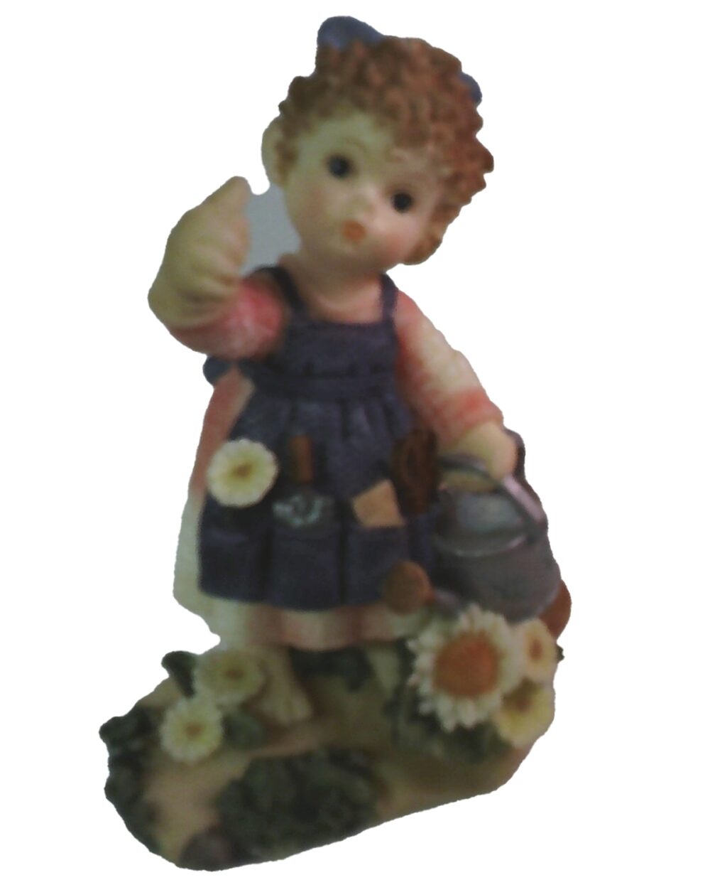 Little Girl Gardener Figurine