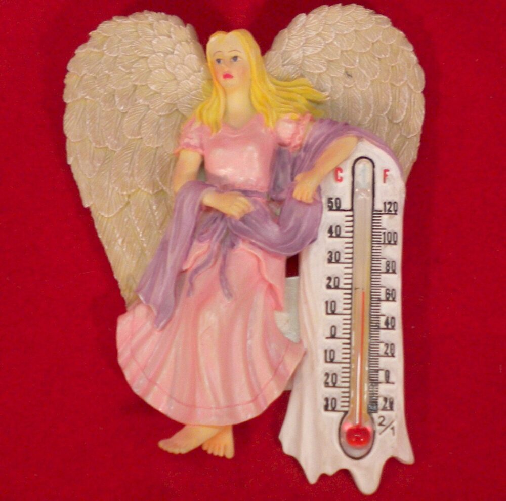 Angel Magnet With Thermometer