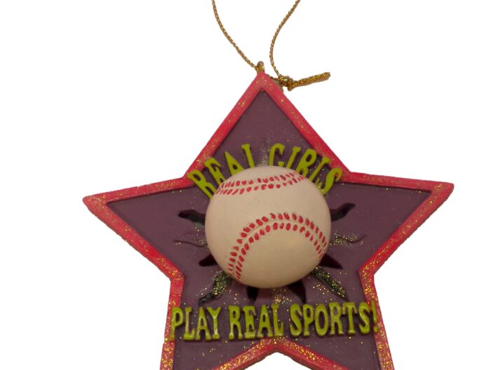 Real Girls Sport Plaque Ornament