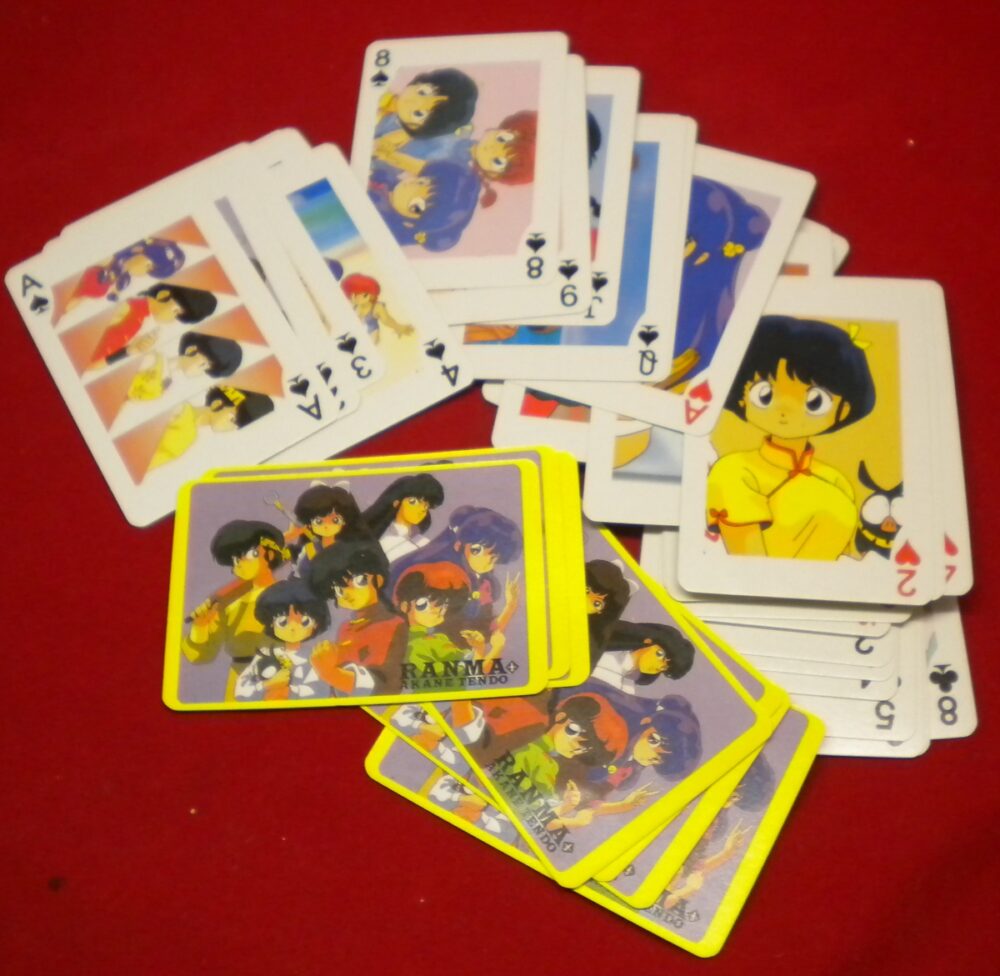 Ranma Akane Tendo Playing Cards